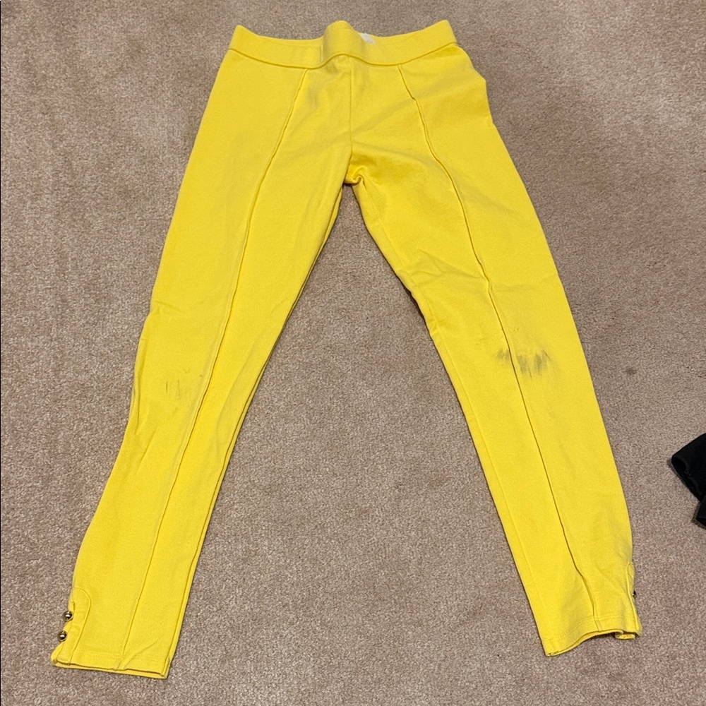 Janie and Jack Vibrant Yellow Leggings